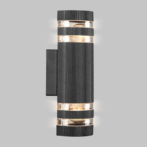 Светильник уличный настенный E27 2*60W Черный 220V IP54 IL.0014.0025-2-BK