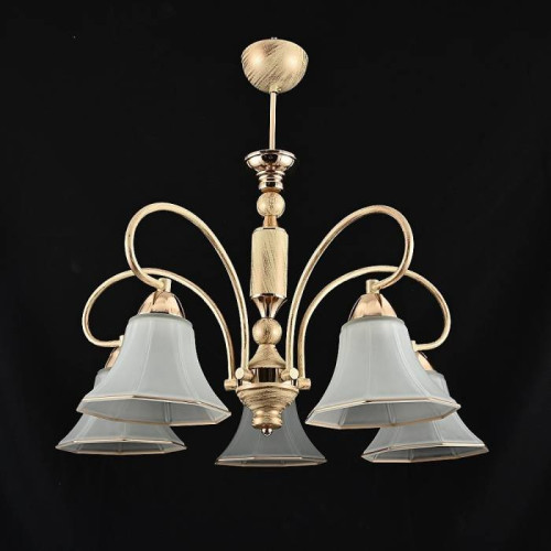 Потолочная люстра ЭкономСвет 13140 13140/5WG+FGD WT