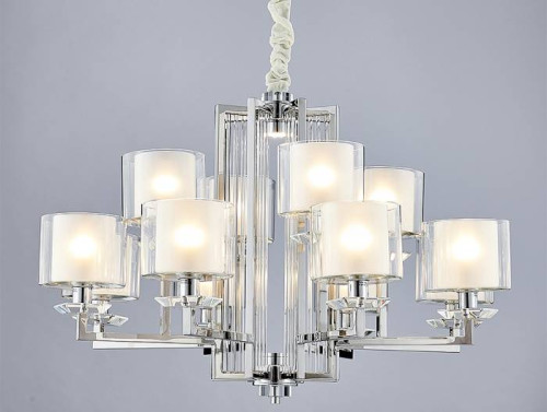 Люстра многоярусная 4400 4408+4/C chrome Newport