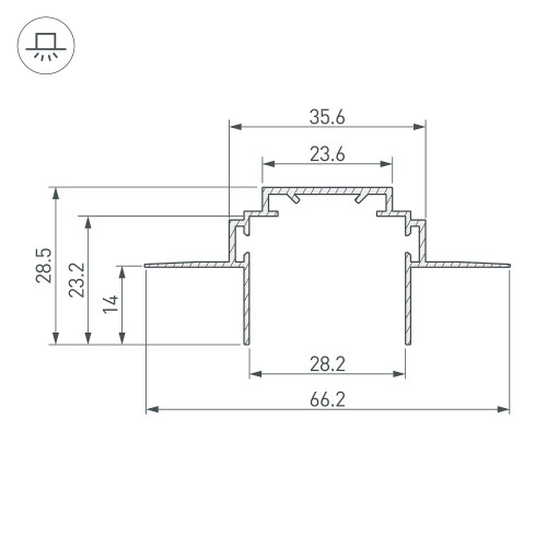 Профиль Arlight Pls 026459