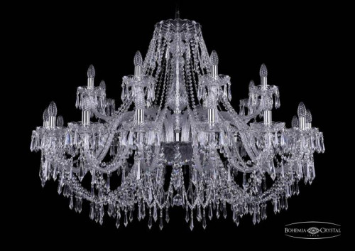 Подвесная хрустальная люстра 1403 Bohemia 1403/16+8/460 Ni