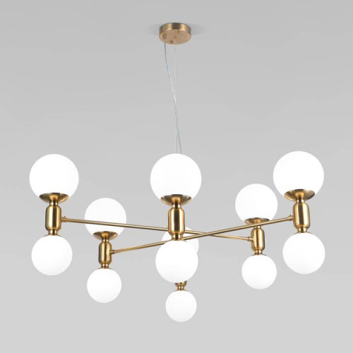 Подвесная люстра Eurosvet Bubble 30182 латунь Smart