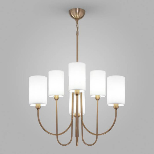 Подвесная люстра Eurosvet Abbey 60164/6 латунь