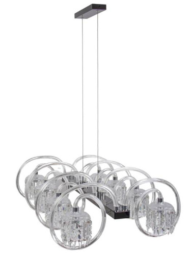 Подвесная люстра Abrasax L.4306-8BL