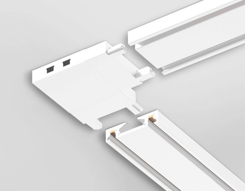 Коннектор угловой для накладного шинопровода Magnetic Ultra Slim Ambrella Track System GV1113
