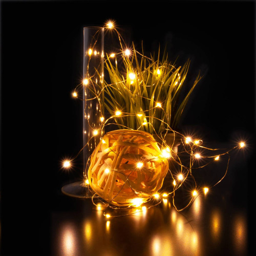 Гирлянда Eurosvet 400-007 400-007 теплый белый 5м IP20